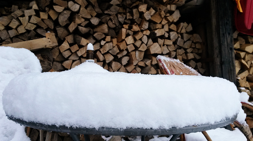 Chute de neige - Louron - 23 Novembre 2015