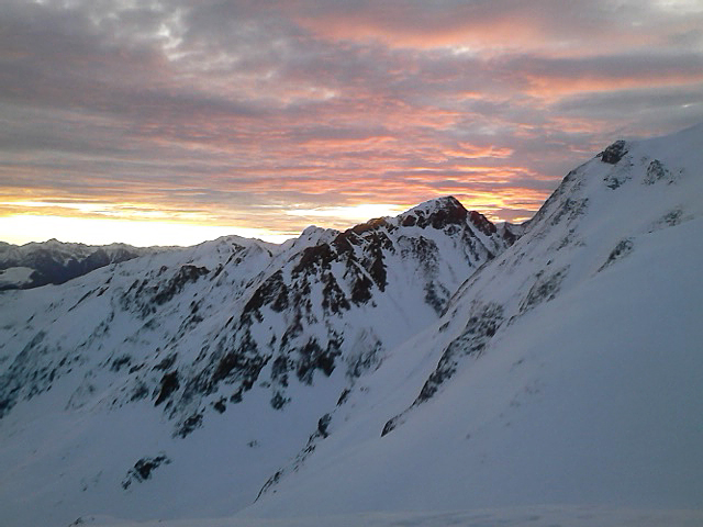 Peyragudes - levé de soleil - 2015-12-08