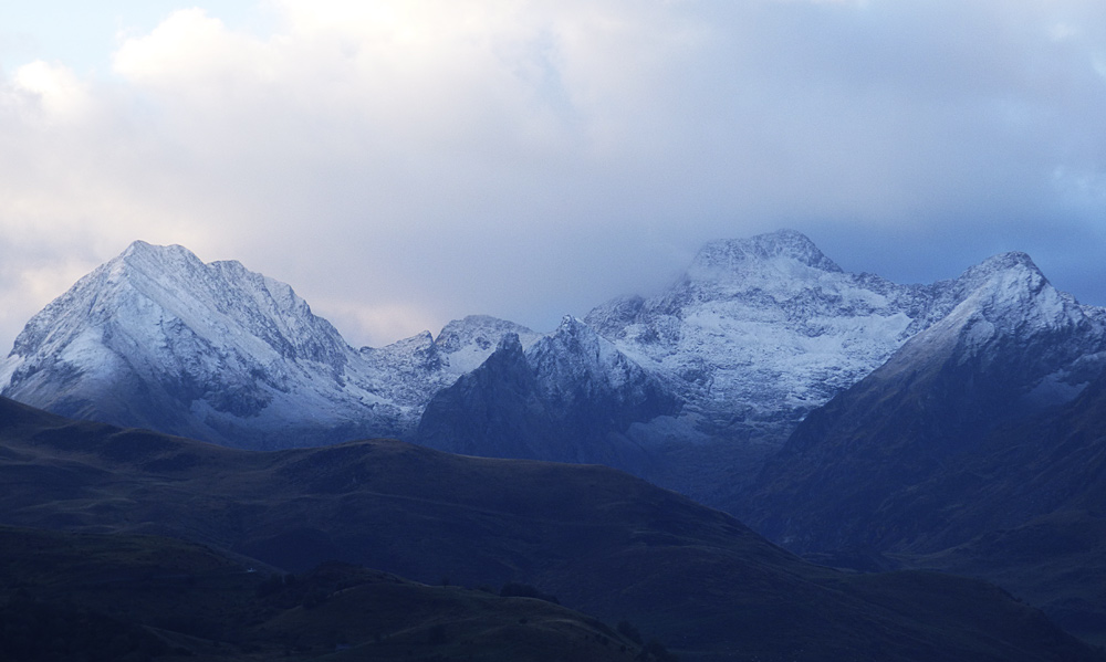 Premières Neiges sur les sommets du Louron : 2 octobre 