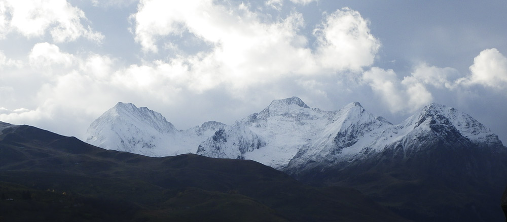 Chute neige sommets Louron /Peyragudes - 2015-11-03