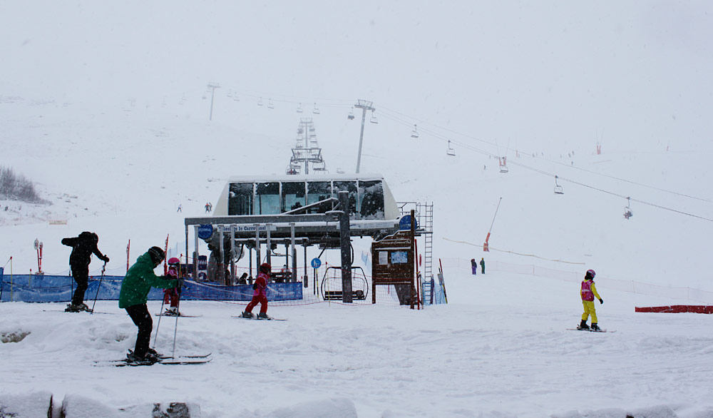 Peyragudes sous la neige - 6 janvier 2016