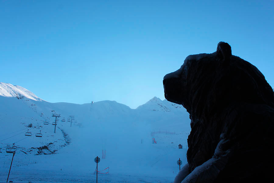 Front de pistes, Sérias Peyragudes - 6 novembre 2016