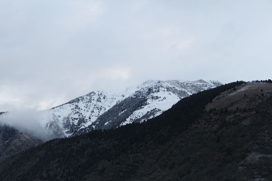 Neige sur le Louron - Pic du Lion