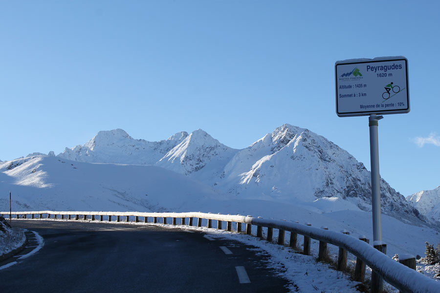 Sur la route de Peyragudes, versant Peyresourde - 6 nov 2016