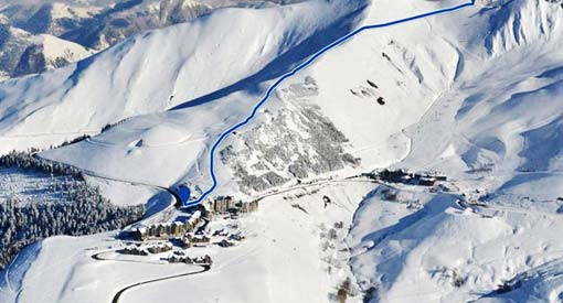 Peyragudes : nouvelle piste de ski, la 007