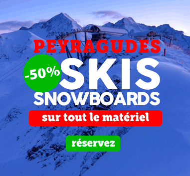 Peyragudes save 50% on ski rental with reservation on line